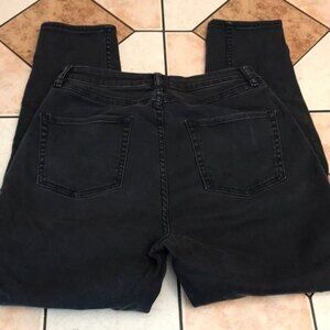 HT denim ladies black mom jeans size 29